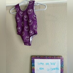 Purple Kids Swim One Piece
